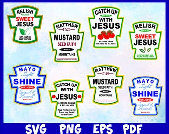 Condiment Clipart Etsy
