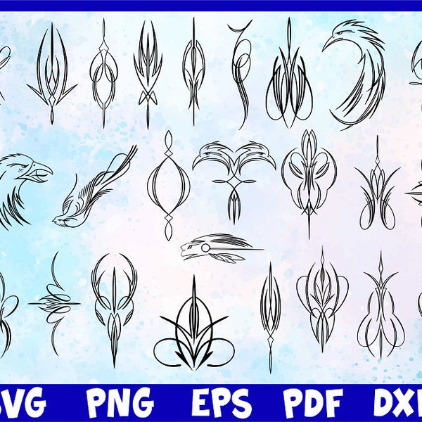 Pinstriping svg, Pinstriping Vinyl Aufkleber, Pinstriping Kunst, Pinstriping digital, Pinstriping Designs, Pinstriping png, Pinstriping dxf