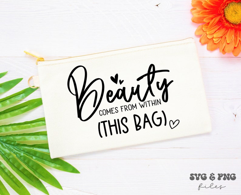Makeup Bag Svg Bundle Cosmetic Bag Svg Coffee and Makeup Etsy