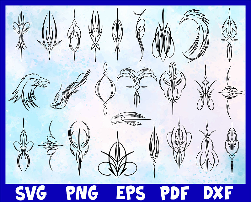 Pinstriping Svgpinstriping Vinyl Decalspinstriping Etsy