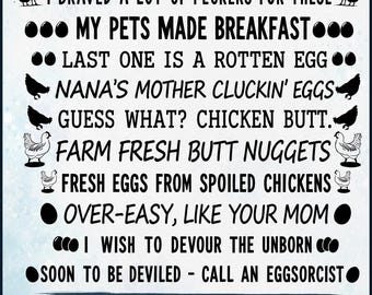 Egg container sayings Svg,Farm fresh eggs svg,Chicken egg sayings svg,Egg carton quote svg,Farm life svg,Crazy chicken lady svg