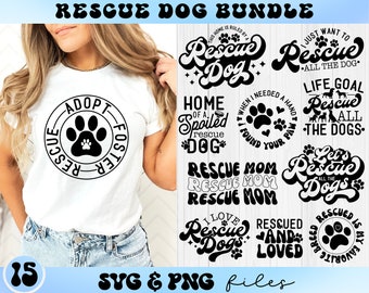 Rettungshund SVG-Bundle, Rettungshund Mama svg, Rettungshund-Zitat svg, Rettung Adopt Foster svg, Haustieradoptionssocke svg, Gerettet ist meine Lieblingsrasse svg
