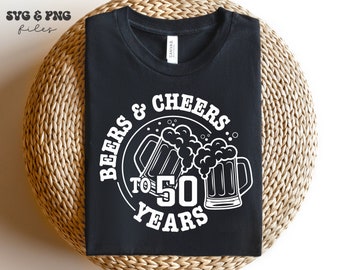 ビールで50周年を祝おう svg、ビールの誕生日 svg、50歳の誕生日 svg、50歳の誕生日 svg、ビールの誕生日 png
