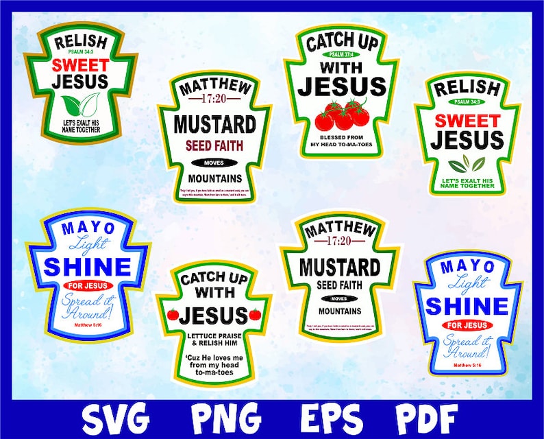Download Condiment SVGCondiment with jesus svgCatch up with jesus ...
