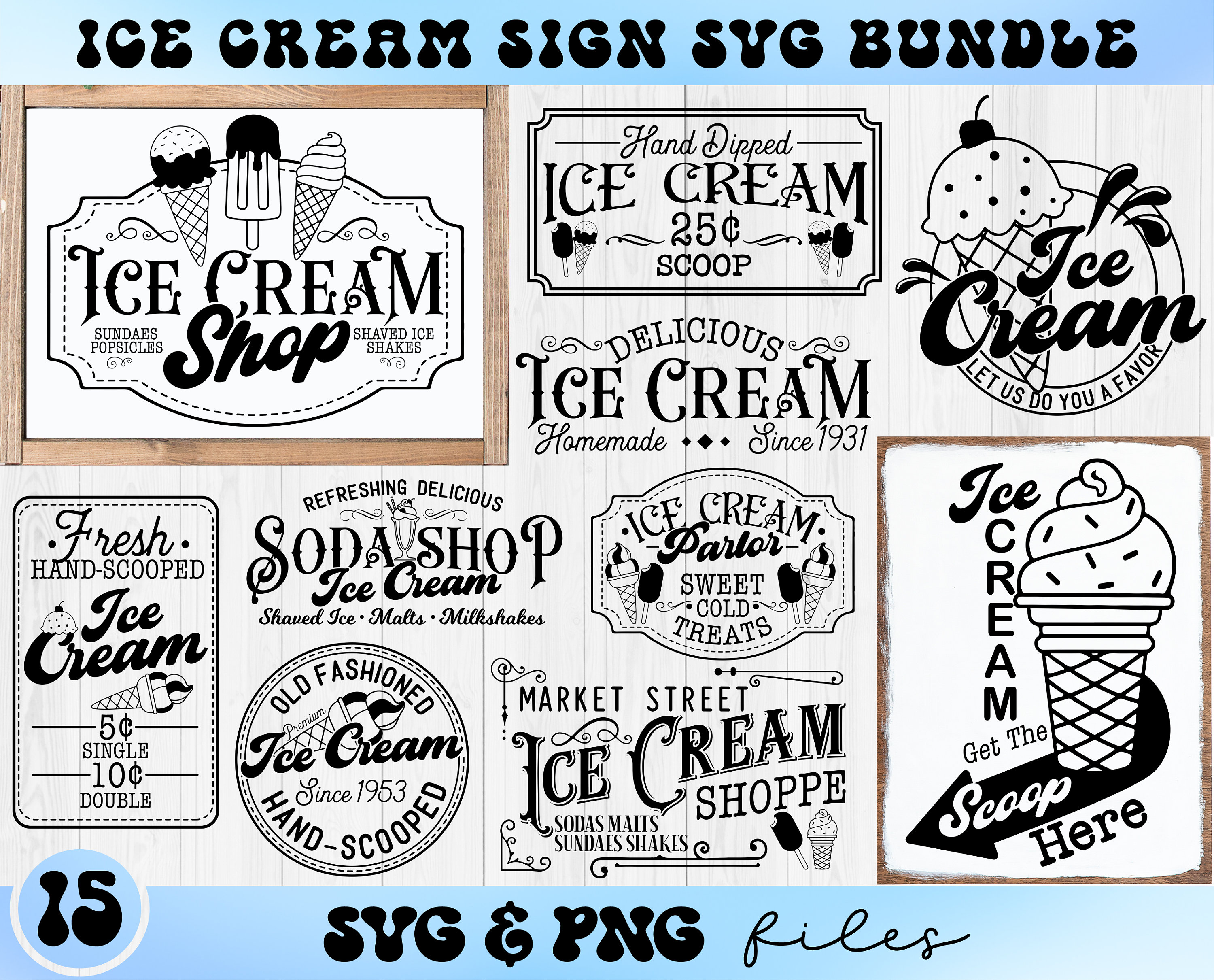 3D Ice Cream SVG Bundle Graphic by SvgOcean · Creative Fabrica
