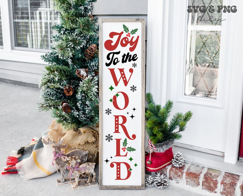 Christmas Porch Sign Svg Bundle Christmas Porch Sign Svg Etsy