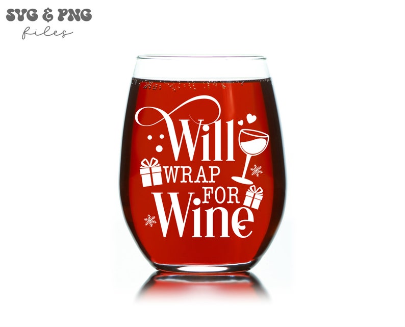 Christmas Wine Glass Svg Bundle Christmas Wine Svg Holiday Etsy