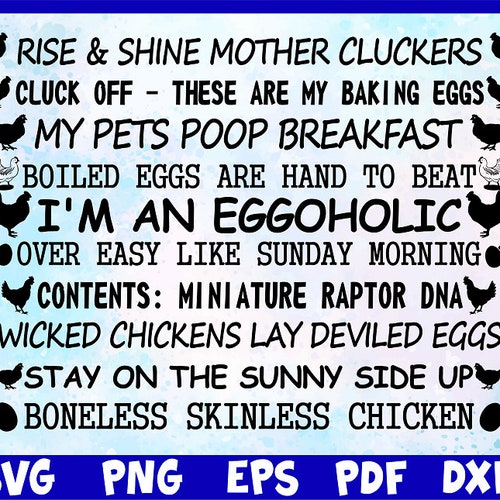 Egg Carton Sayings SVG Etsy