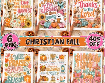 Christian Fall PNG, Thanksgiving Faith Sayings, Jesus Autumn Sublimation, Pumpkin Scripture
