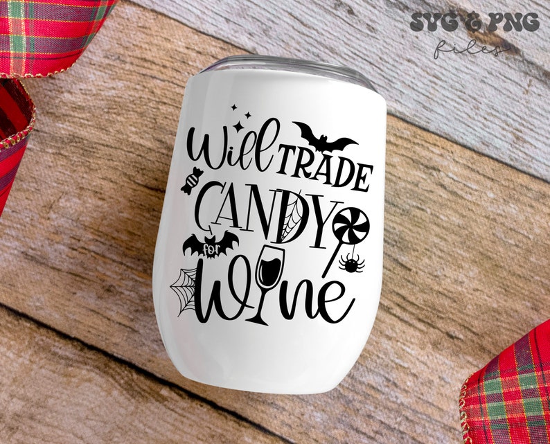 Halloween Wine Glass Svg Bundle Halloween Wine Glasses Svg Etsy