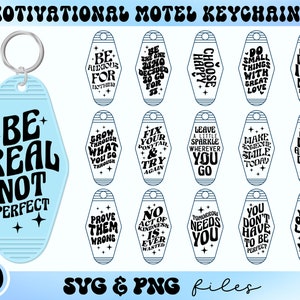 Motywacyjny brelok do kluczy Motel SVG Bundle, Motywacyjny brelok do kluczy Hotel SVG, Motywacyjny brelok do kluczy SVG, Motywacyjne powiedzenie SVG