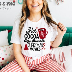 Varm choklad svg-paket, julskylt med varm choklad svg, Hot Cocoa Company svg, gammaldags varm choklad svg, varm choklad serveras här svg bild 4