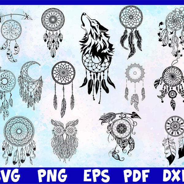 Dream catcher svg,Dream catcher svg file,Dream catcher cricut,Dream catcher clipart,Boho svg,Dream catcher owl svg,Dream catcher wolf svg