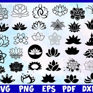Lotus svg, Lotus Blume svg, Lotus Mandala svg, Zentangle Lotus svg, Lotus png, Lotus digital, Lotus Blume Mandala svg, Lotus Clipart