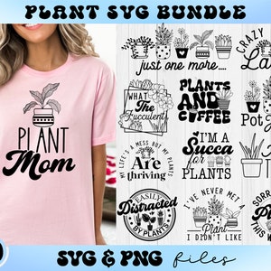 Pflanze SVG Bundle, Pflanzenliebhaber svg, verrückte Pflanze Lady svg, leicht abgelenkt von Pflanzen svg, was die Fucculent svg, lustige Pflanze svg
