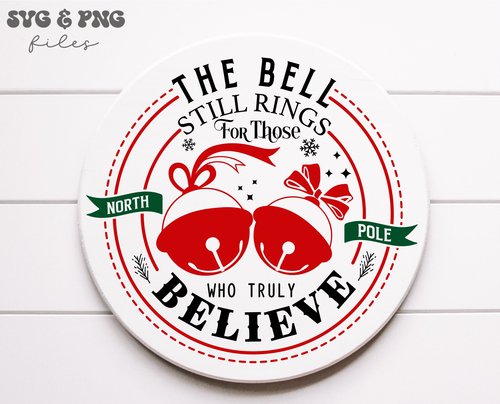 The Bell Still Rings for Those Who Truly Believe Svg Rustic Etsy
