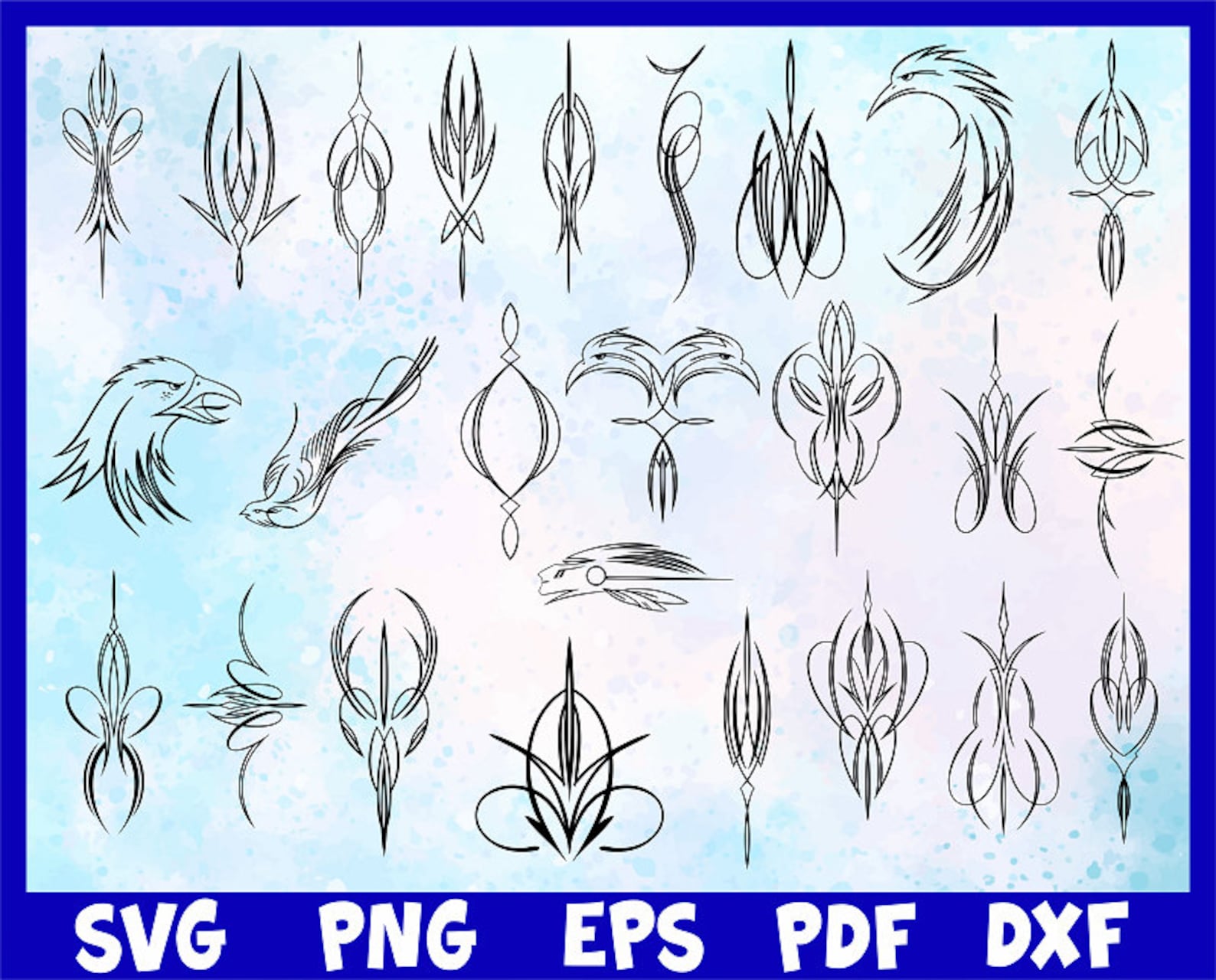 Pinstriping Svgpinstriping Vinyl Decalspinstriping Etsy Australia