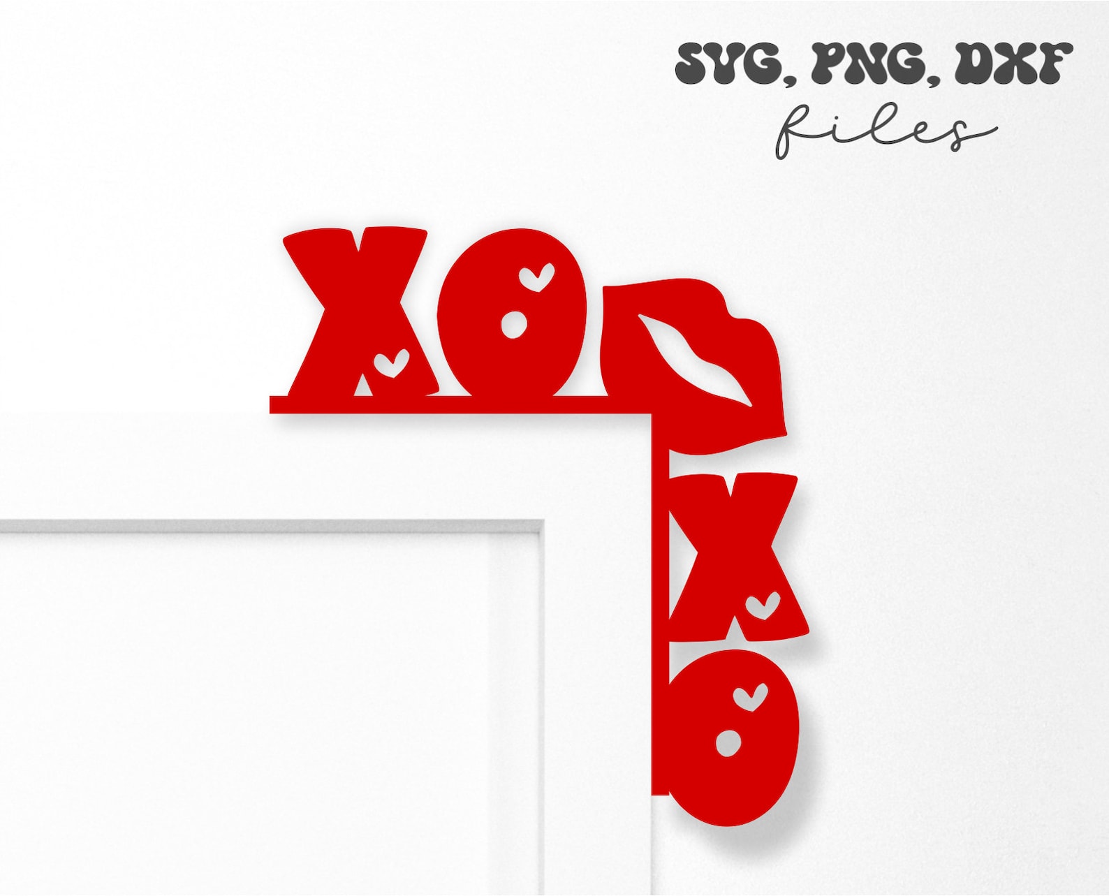 Valentines Door Corners SVG Bundle Valentine's Day Svg Etsy