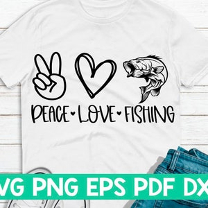 Download Peace Love Lake Svgpeace Love Cut Filepeace Love Quotepeace Etsy