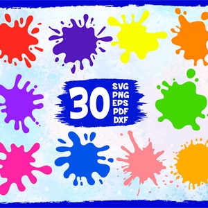 Paint splashes svg,Paint splatter svg,Paint splash svg,Color paint splash svg,Paint splatter silhouette svg
