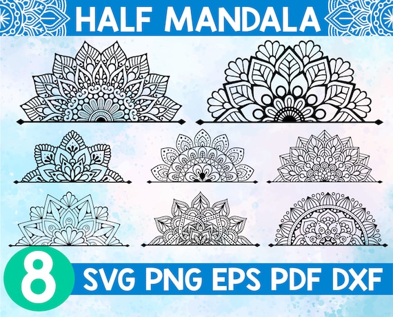 Free Free 219 Half Flower Mandala Svg SVG PNG EPS DXF File