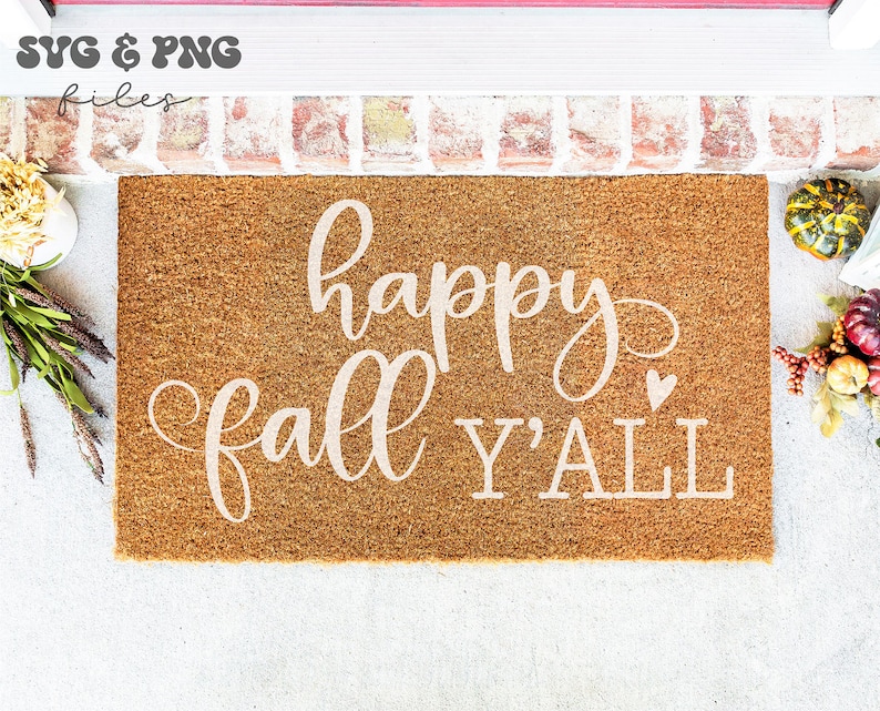 Fall Doormat Svg Bundle Thanksgiving Door Mat Svg Autumn Etsy