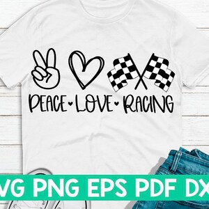 Download 50 Peace Love Racing Svg Image