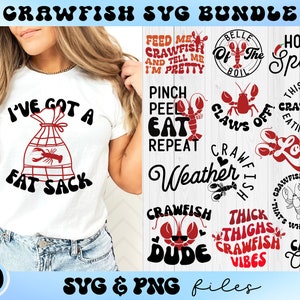 Crawfish SVG Bundle, Crawfish Boil svg, Crawfish Shirt svg, Belle Of The Boil svg, Crawfish Season svg