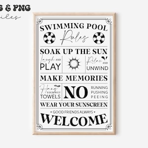 Règles de la piscine svg, Règles de la piscine svg, Signe rustique svg, Règles de la ferme svg, Règles de la piscine png