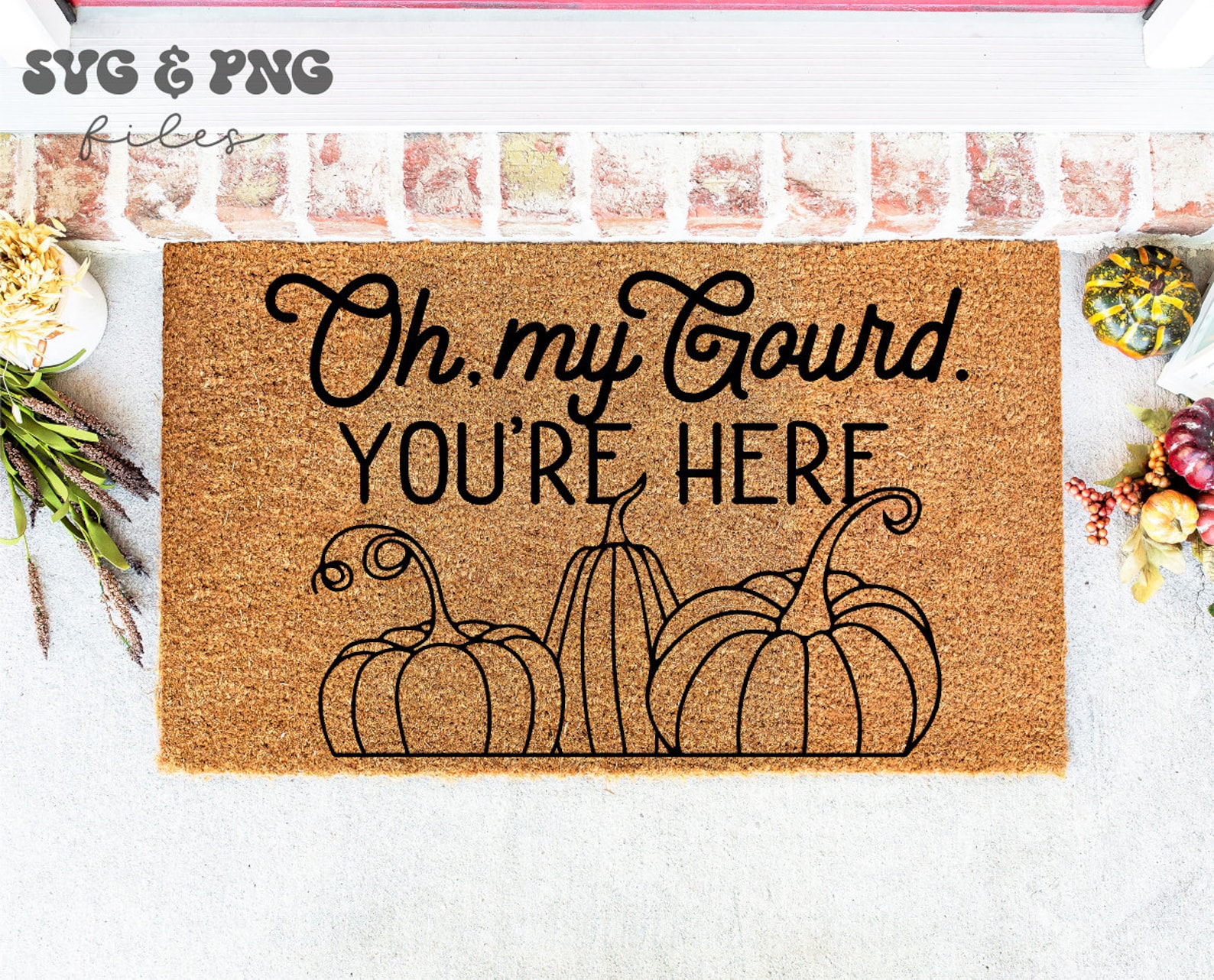 Fall Doormat Svg Bundle Thanksgiving Door Mat Svg Autumn Etsy