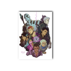 Vox Machina A5 Print
