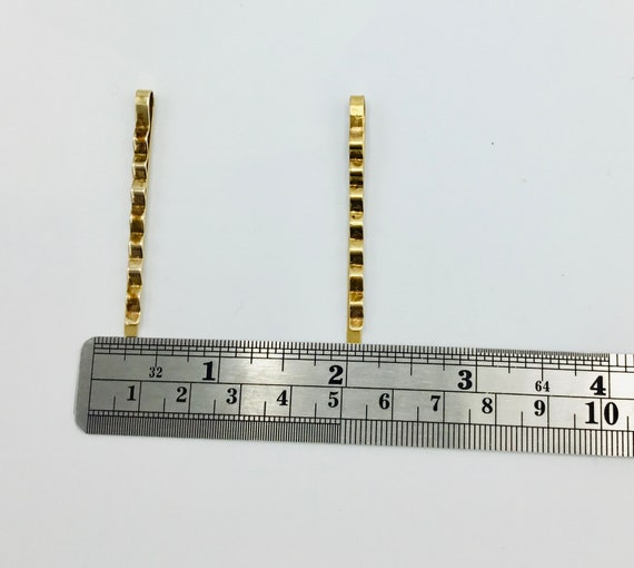 14k Solid Gold Bobby Pins/ Hair Pin Vintage RARE - image 3