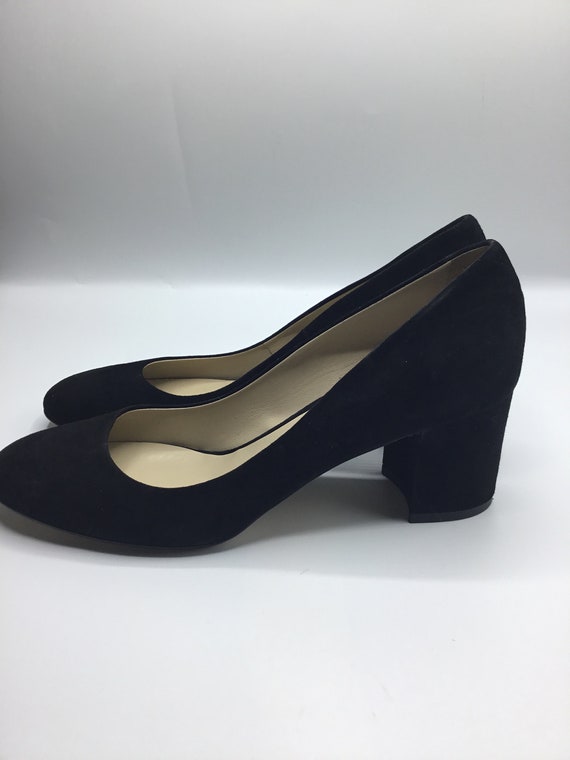 UNWORN Hobbs London Black suede leather Pumps Hee… - image 2