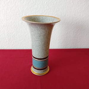 Big thrompet vase Royal Copenhagen, crackl glazed