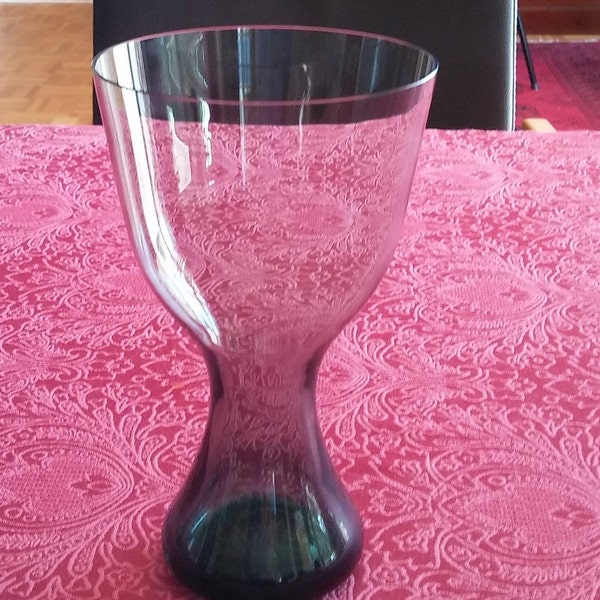 WMF glass vase, Wilhelm Wagenfeld, 50s