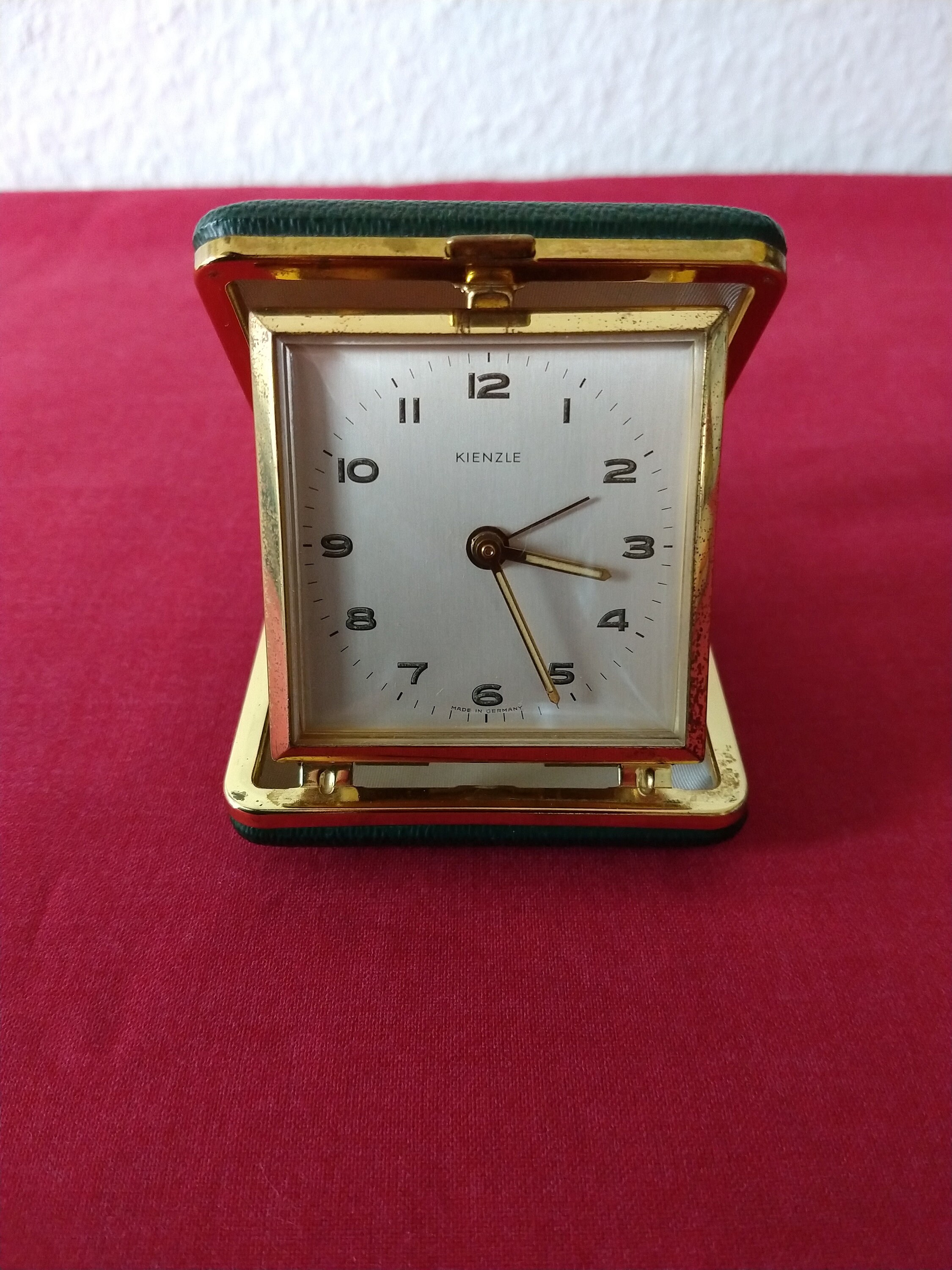 Kienzle Travel Alarm Clock 1960s Germany Etsy