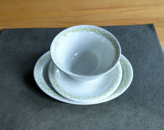 Set of two Rörstrand Skiss, gravy boat and plate