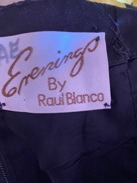 Raul Blanco 1980s Designer Evening Dress // Yello… - image 7