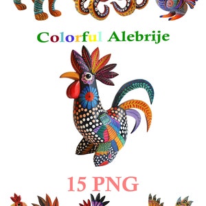 Colorful Alebrije png clipart - Colorful Alebrije clipart - Digital 15 PNG clipart