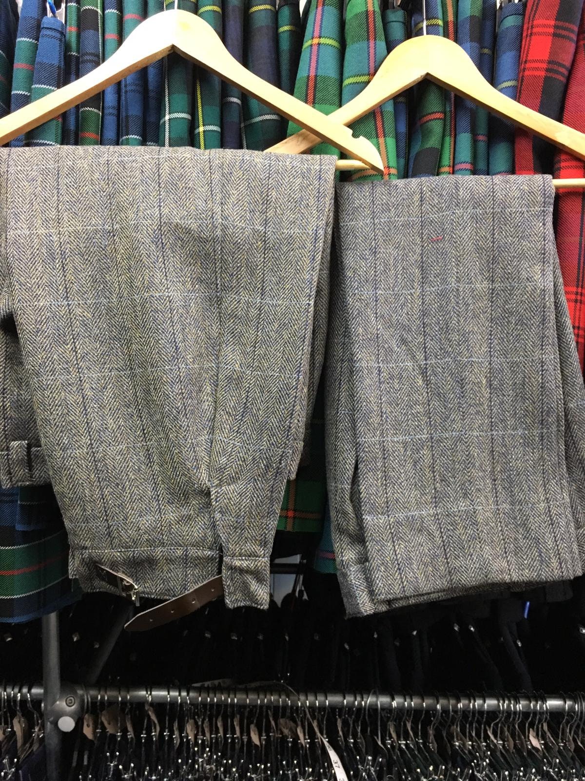 Image of Father & Son Tweed Trousers/Plus 3's