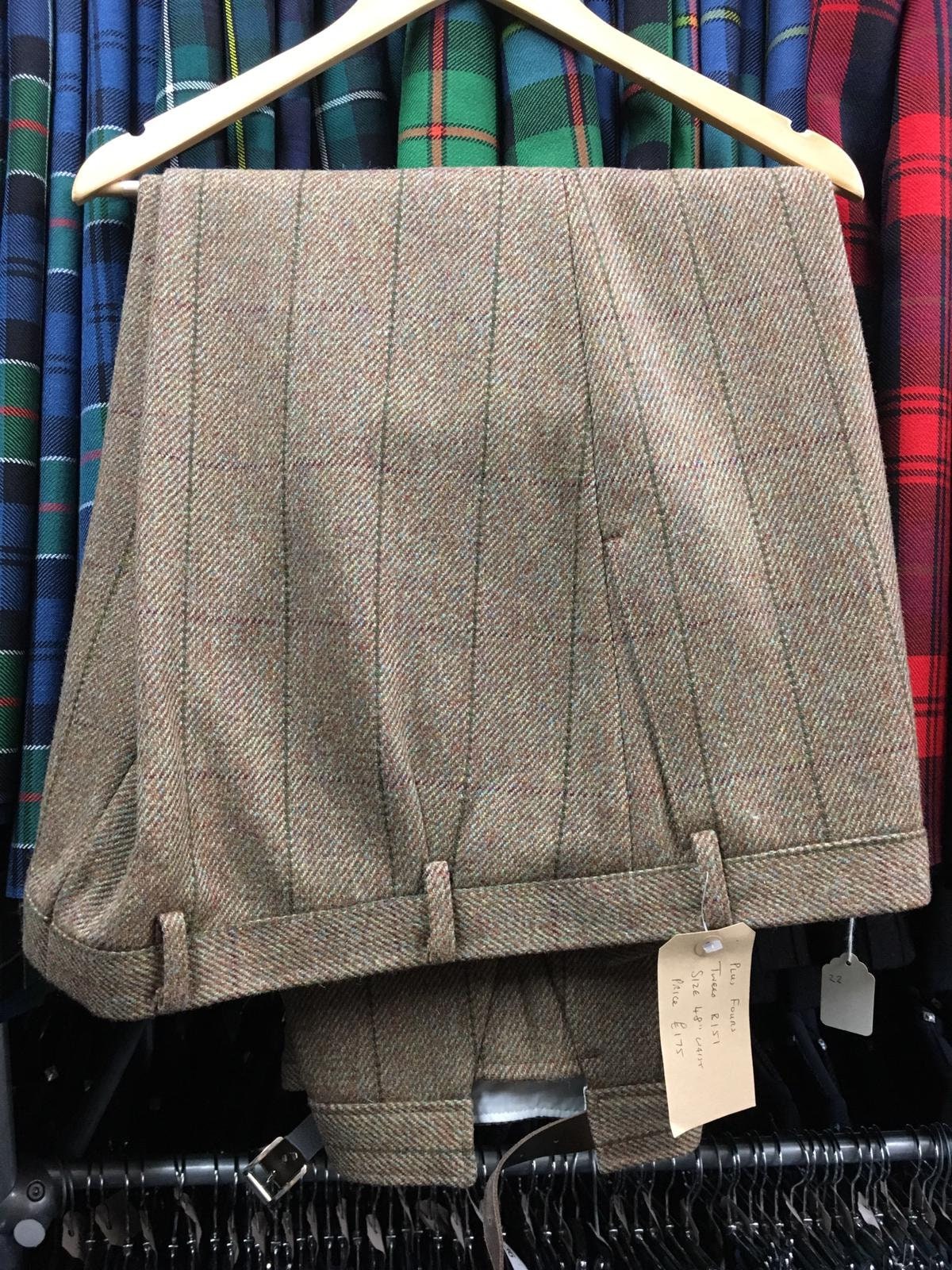 Image of Gents Tweed Plus 4's