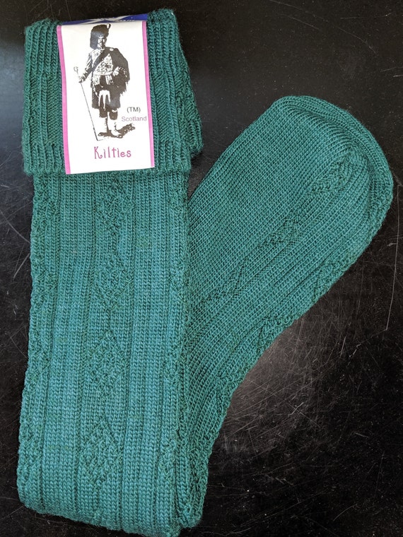 lovat green kilt socks