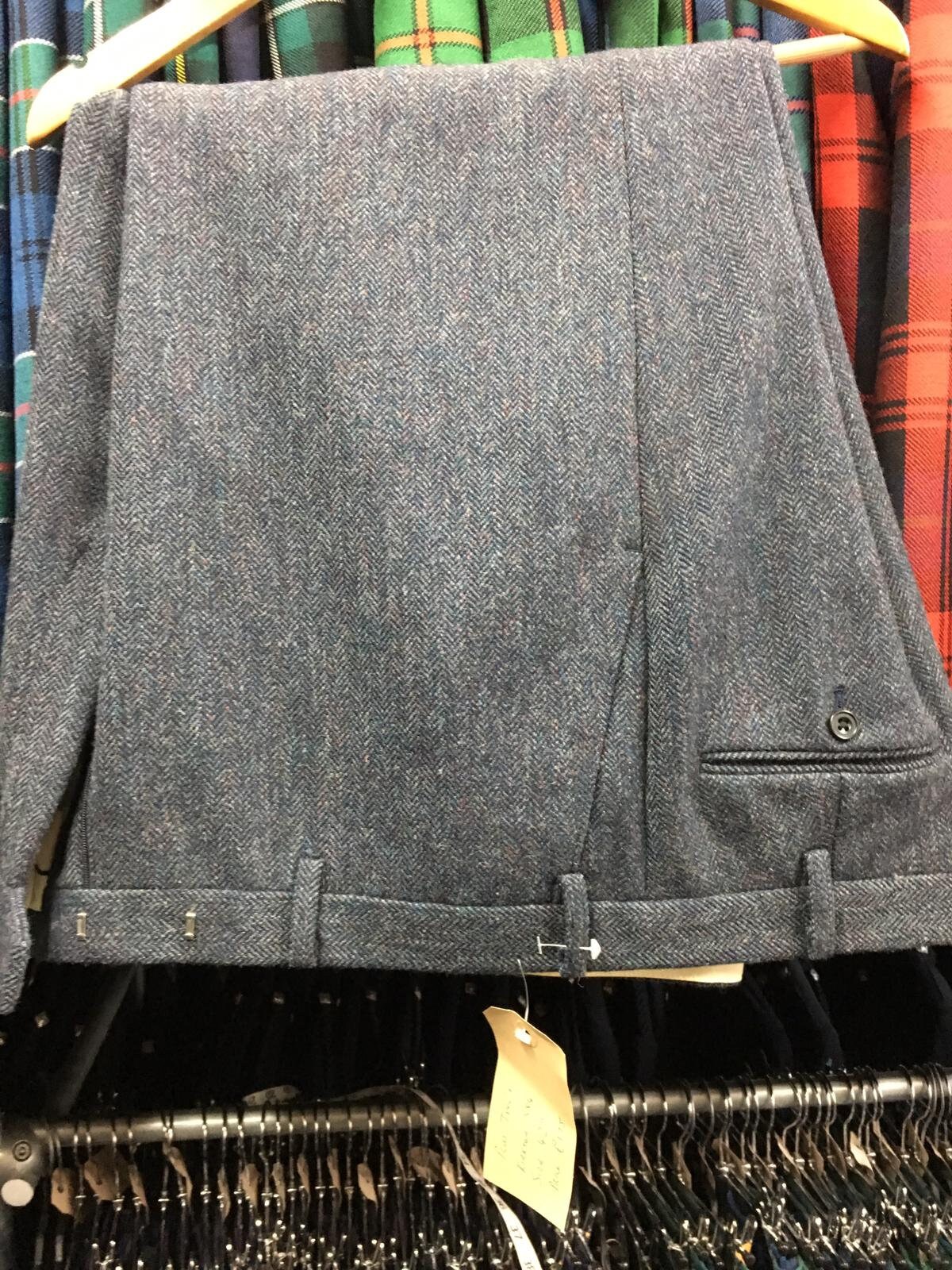 Image of Gents Navy Tweed Plus 2's