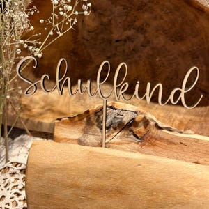 Schulkind, Einschulung, Caketopper, Schulanfang, Kuchenstecker, Tortenstecker, Schulbeginn, Cake Topper, Kuchendekoration, Tortendekoration