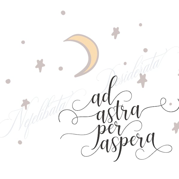Per Aspera Ad Astra Sticker - Etsy