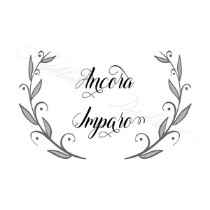 Ancora Imparo Digital Download Afdrukbare Kunst