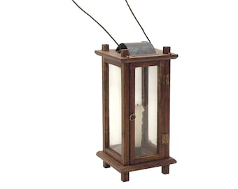 12-1/2" Colonial Lantern, Antique Reproduction, Colonial Decor, Primitive Decor, Primitive Lantern, Early American Style