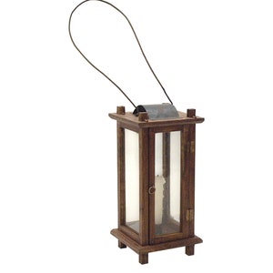 12-1/2" Colonial Lantern, Antique Reproduction, Colonial Decor, Primitive Decor, Primitive Lantern, Early American Style