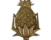 5-1 2 quot Antiqued Brass Pineapple Door Knocker- Antique Vintage Style