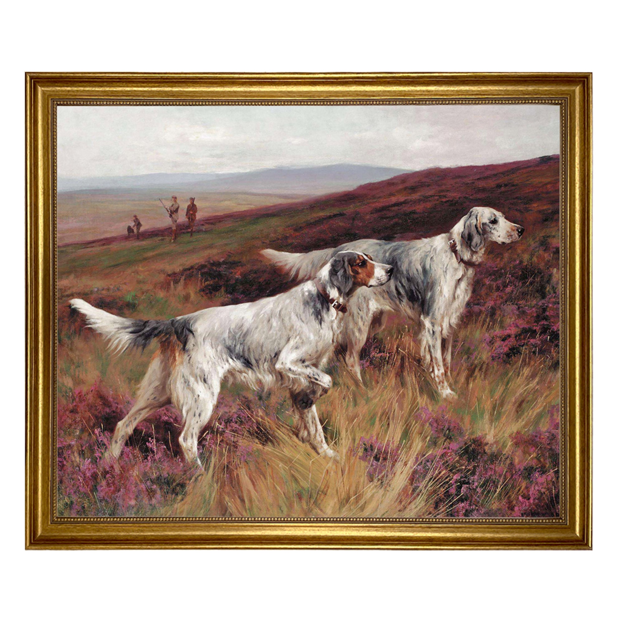 Thomas Wilkinson Hunt Framed Oil Painting Print on Canvas